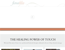 Tablet Screenshot of fionabliss.com